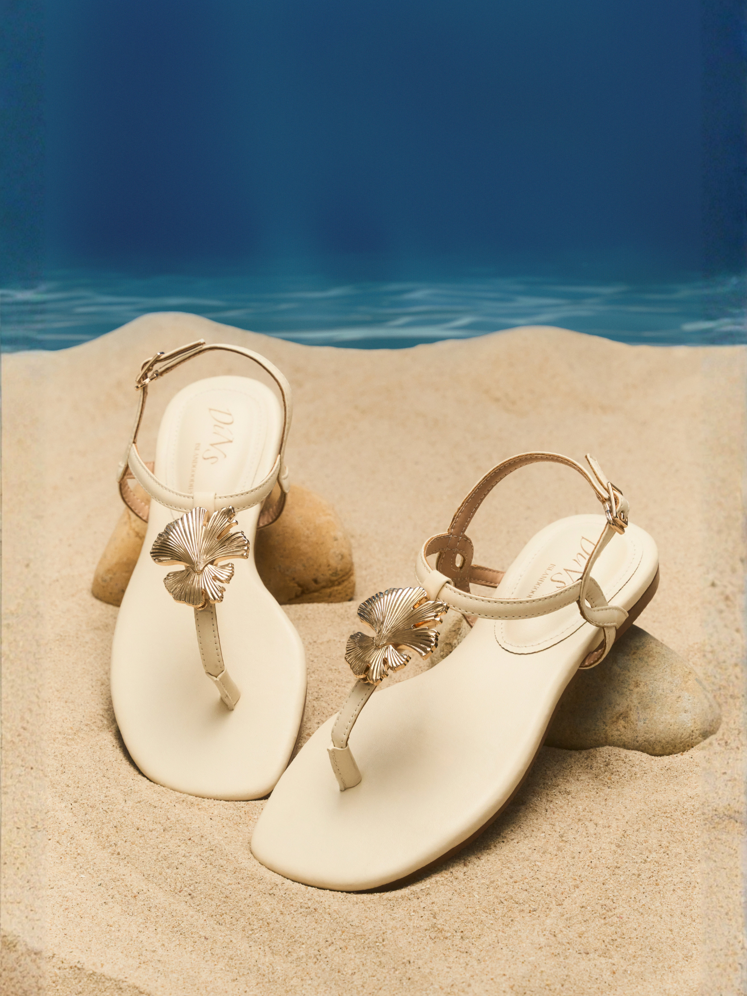 SEABORN SANDALS IN NEUTRAL COLORS